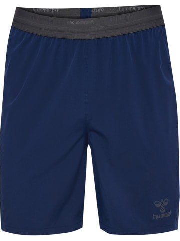 Hummel Sportshorts "Pro Training Shorts" in Blau