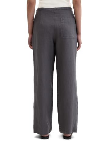 Marc O'Polo Leinenhose straight in Oxide Grey