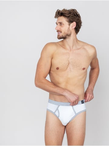 Erlich Textil  Theo Sport Slip aus Bio-Baumwolle in weiß