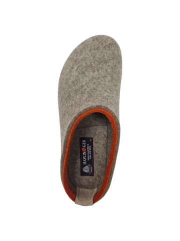 HAFLINGER Hausschuh Grizzly Kris in Beige