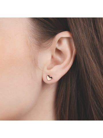 Tom Tailor Ohrstecker Silber 925, rosévergoldet in rosefarben