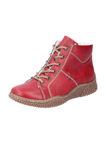 rieker Komfort Stiefeletten in Rot