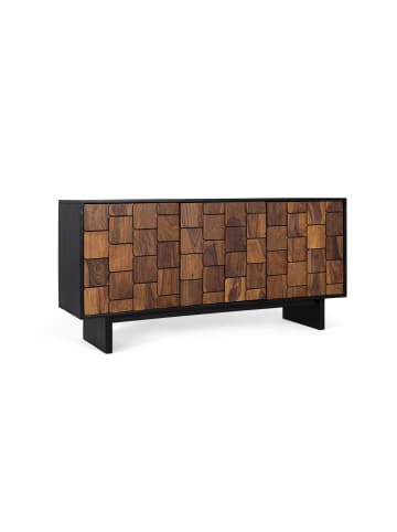 Giner y Colomer Sideboard aus Mangoholz mit drei Türen 160 cm in Brown