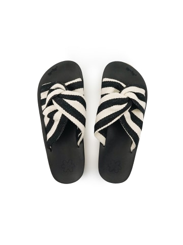 Flip Flop Slides "wedgy*twist" in Schwarz