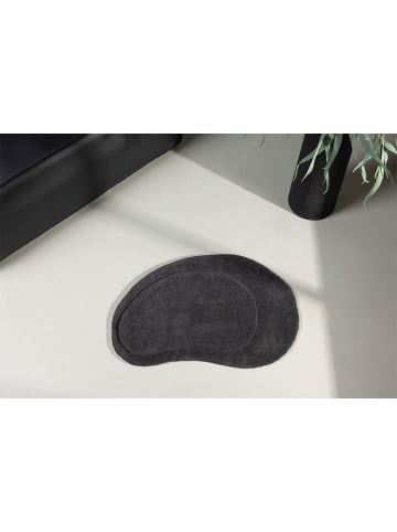 ebuy24 Badematte Sten Dunkel Grau 50 x 75 cm