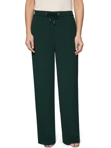 Zero  Palazzo-Hose mit elastischem Bund in Green Forest