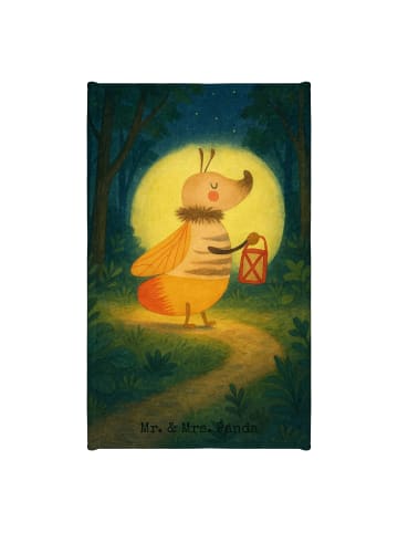 Mr. & Mrs. Panda Kinderhandtuch Glühwürmchen Design ohne Spruch in Weiß