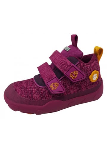 Affenzahn Klettschuh Knit Happy "Vogel" in Lila