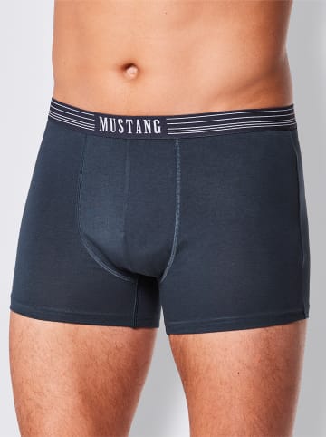 Mustang Pants in marine + weiß + rot