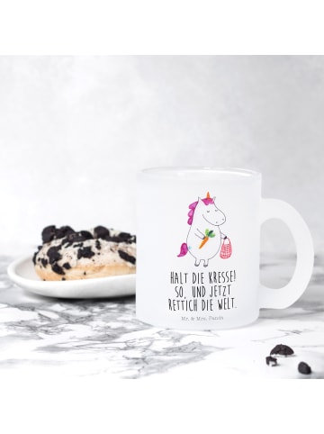 Mr. & Mrs. Panda Häferl Einhorn Gemüse mit Spruch in Transparent