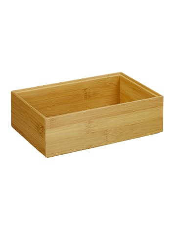 relaxdays 2x Ordnungsbox in Natur - (B)23 x (H)7 x (T)15 cm