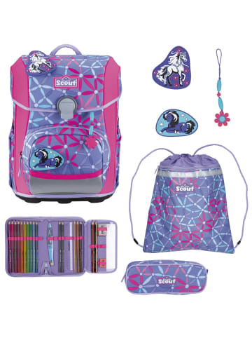 Scout Neo Schulranzen-Set 4-tlg.Pony Love in lila