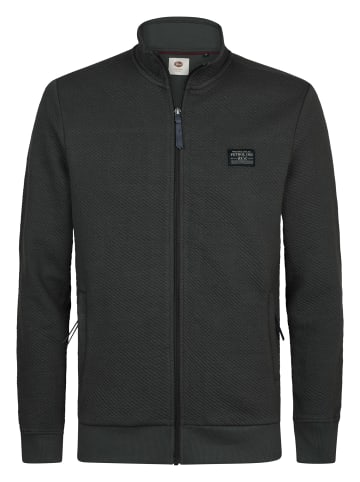Petrol Industries Sweatshirt mit Zip-Kragen steelcrest in Grün