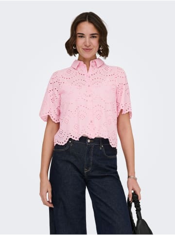 ONLY Valais Bluse in Pink Lady