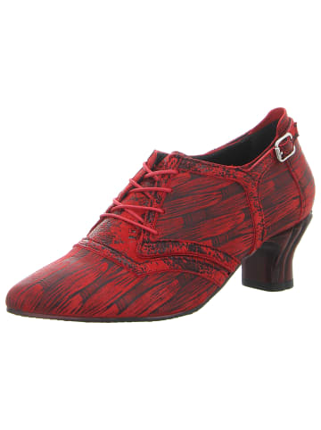 SIMEN Schnürstiefelette in rot