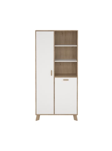 ebuy24 Vitrine Ikast Eiche 89 x 40 cm