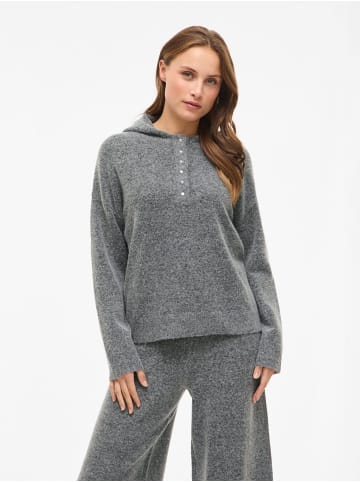 Vila Hoodie in Medium Grey Melange
