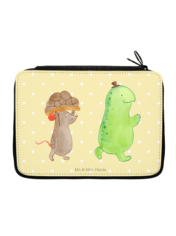 Mr. & Mrs. Panda Etui Schildkröte Maus ohne Spruch in Gelb Pastell