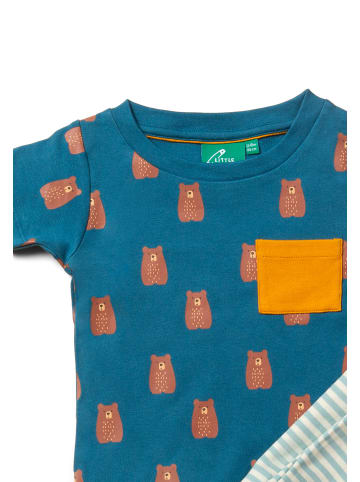 Little Green Radicals Bio-T-Shirt & Jogger-Spielset in Blau