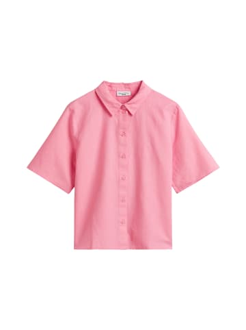 Marc O'Polo DENIM Kurzarm-Bluse relaxed in Soft Pink