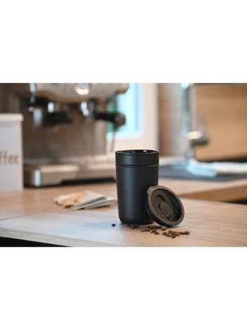 elasto Kaffeebecher "Palermo" in schwarz - 360 ml