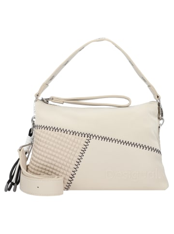 Desigual Silkscreen Tone Handtasche 27 cm in white