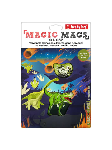 Step by Step Ranzen-Zubehör-Set MAGIC MAGS in Dino Night Tyro