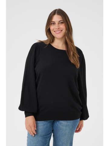 KAFFE curve Strickpullover KCloni Regular fit in Black Deep