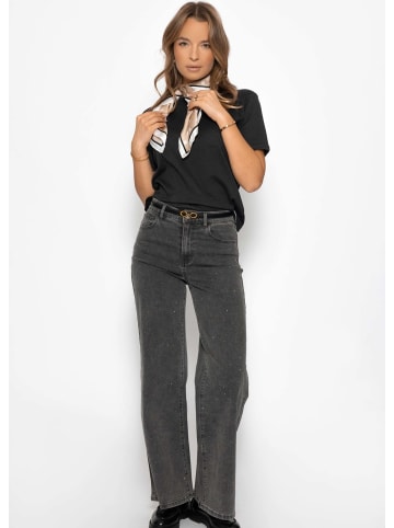 SASSYCLASSY Rundhals T-Shirt in Schwarz