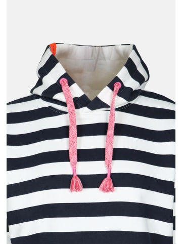 Salzhaut Hoodie ADEBAAR in Navy Offwhite