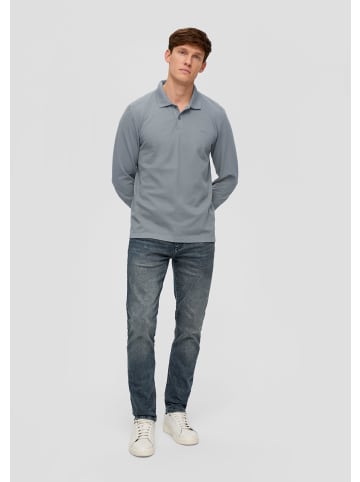 s.Oliver Polo-Shirt langarm in Grau