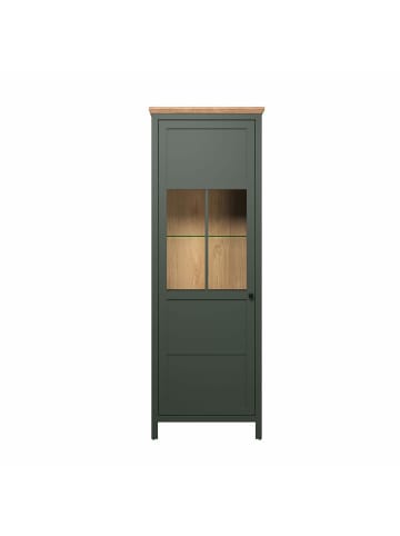 ebuy24 Vitrinenschrank Stanton Grün 69 x 39 cm
