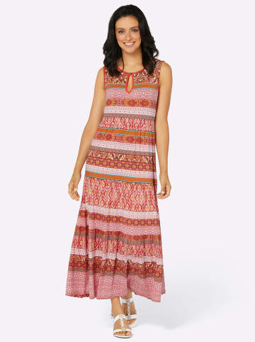 WITT WEIDEN Jerseykleid in papaya-terra-bedruckt