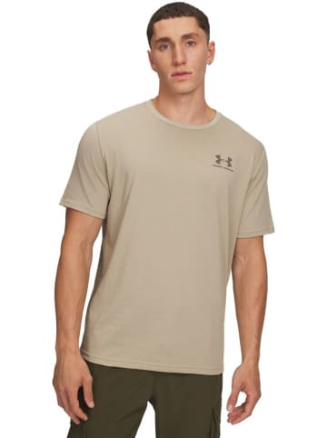 Under Armour Sportshirt "Sportstyle Lc T-Shirt" in Braun