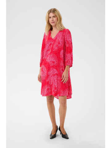 CULTURE Kleid CUpolly Relaxed fit in Red/Pink Paisley