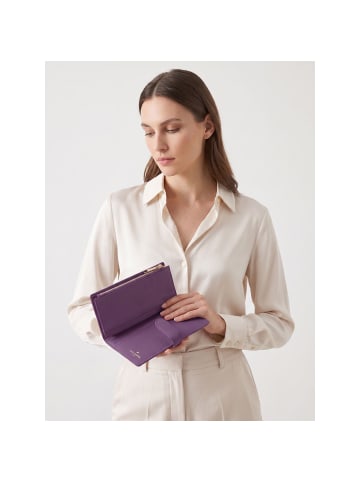 Lazarotti Bologna Leather Geldbörse Leder 20 cm purple
