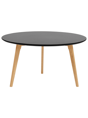 Beliani Couchtisch TENNESSEE in Schwarz/Braun - (W) 80 x (H) 44 x (L) 80 cm