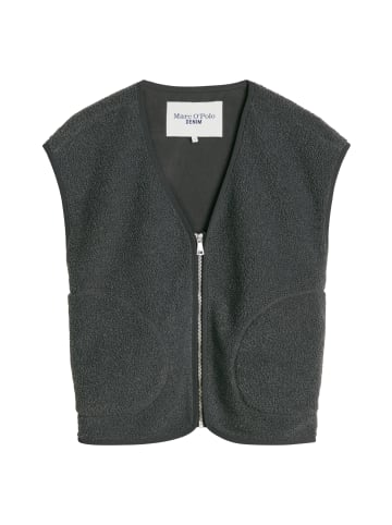 Marc O'Polo DENIM Teddyweste relaxed in Light Graphite