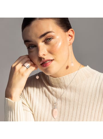 Luxenter Ring Sheak mit Rhodium-Sheak Pink