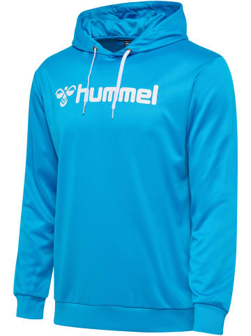 Hummel Kapuzenpullover Hmllogo Erwachsene in DIVA BLUE