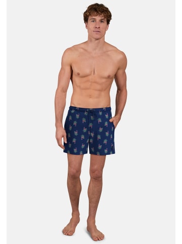 CECEBA Badehose Naas in blau-dunkel-Allover