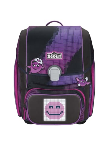 Scout Genius Exklusiv "Movie Star" - Schulranzen Set 5tlg. (Pink Pixel) in Pink Pixel