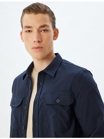 KOTON Shirt in Marineblau