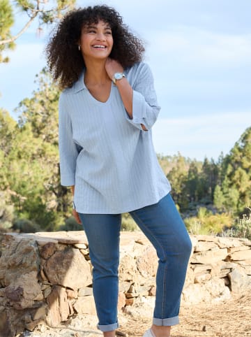 sheego Tunika in hellblau