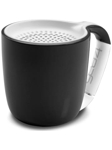 COFI 1453 Gear4 Bluetooth Mini-Lautsprecher im Espresso-Tassen-Design Kompakter in Schwarz