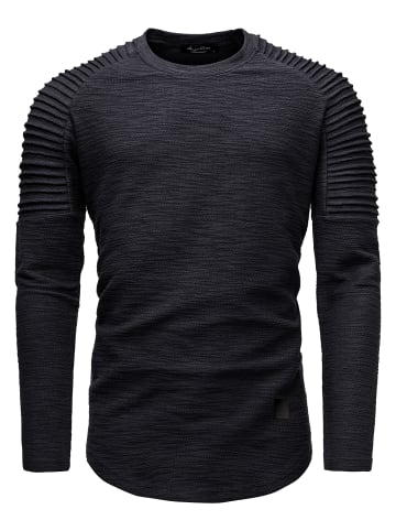 Amaci&Sons Sweatshirt Gresham in Anthrazit