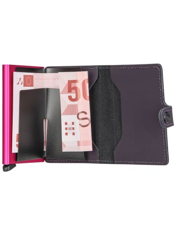 Secrid Geldbörse Miniwallet Matte in Dark Purple-Fuchsia