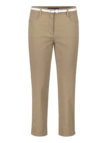 Betty Barclay Sommerhose mit Gürtel in Soft Olive