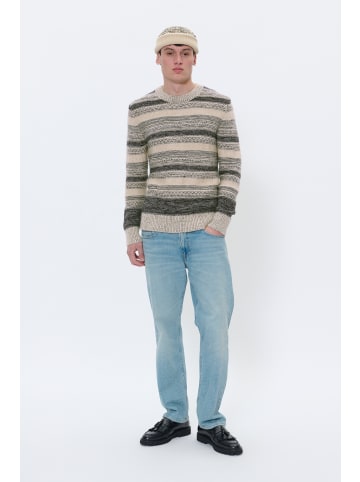 Matinique Strickpullover MAtriton Gerade Passform in Dark Grey Melange