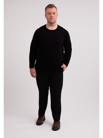 CASH-MERE.CH Rundhals Pullover in Schwarz